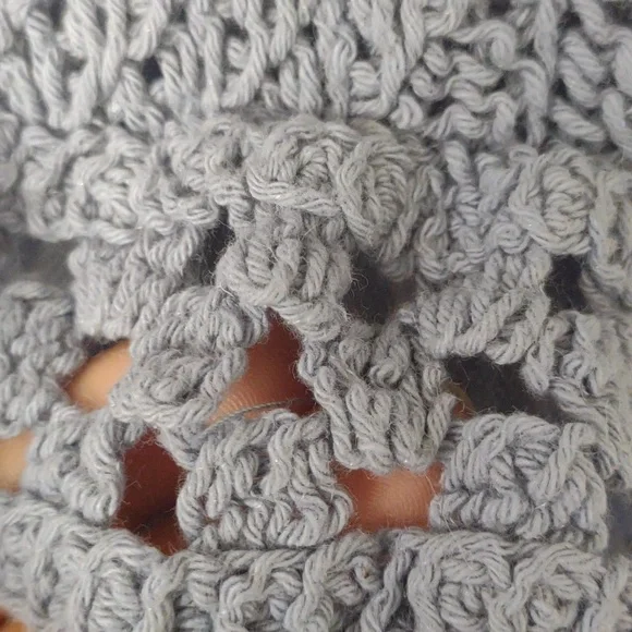 Fairy crochet balletcore ruffle/tulle/tutu flowy blue dress S/M - Picture 8 of 8